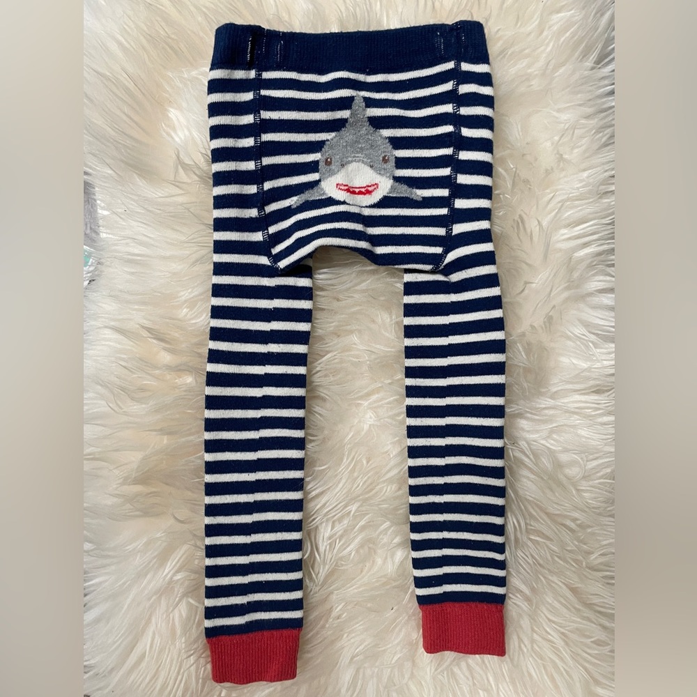 Baby Boden shark stripped pants. GUC 18-24M.